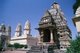 India: Archaic Parsvanath Temple stands close by the newer Santinatha Temple, Khajuraho, Madhya Pradesh State