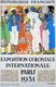 The Paris Colonial Exhibition (or 'Exposition coloniale internationale', International Colonial Exhibition) was a six-month colonial exhibition held in Paris, France in 1931 that attempted to display the diverse cultures and immense resources of France's colonial possessions.